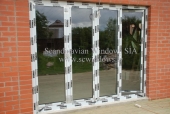 Дом Балдоне - алюминиевые складывающиеся раздвижные двери из профилей Reynaers CS68, видео!